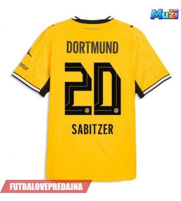 Lacne Muži Futbalové dres Borussia Dortmund Marcel Sabitzer #20 2026-27 Krátky Rukáv - Domáci